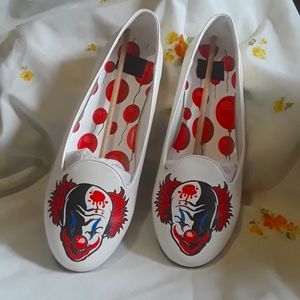 Strangecvlt Lydia Clown Flat sz 13
